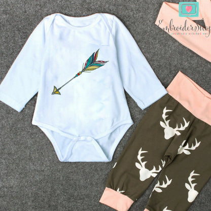 Feather Arrow Applique