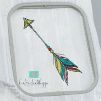 Feather Arrow Applique