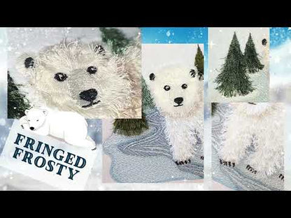 4 x 6 Fringed Frosty