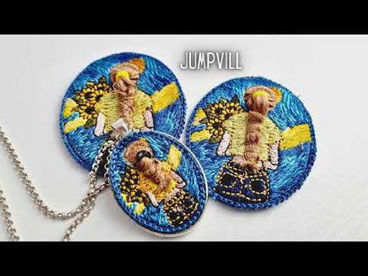 Starry Night Pendant & Brooch