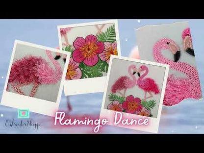 5 x 7 Flamingo Dance