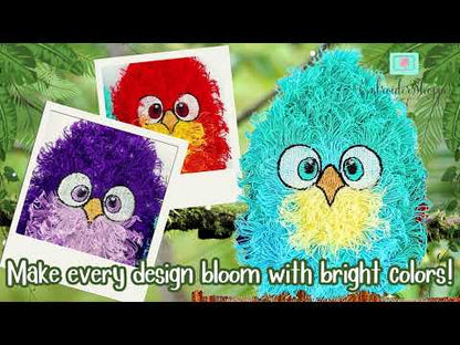 5 x 7 Funky Feathers