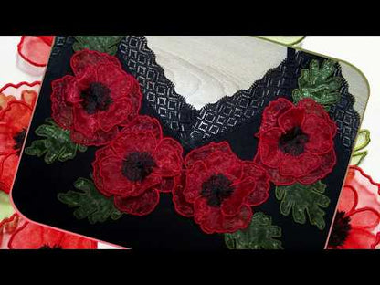 Organza Pansy Embellishments